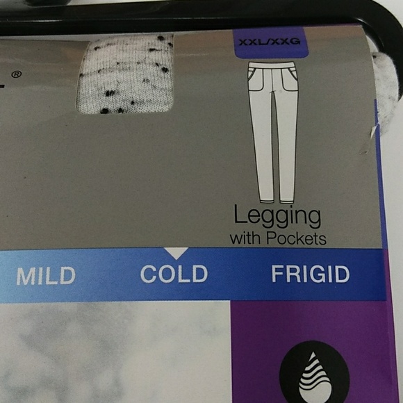 White heather ClimateRight by Cuddl Duds thermals - Picture 3 of 4